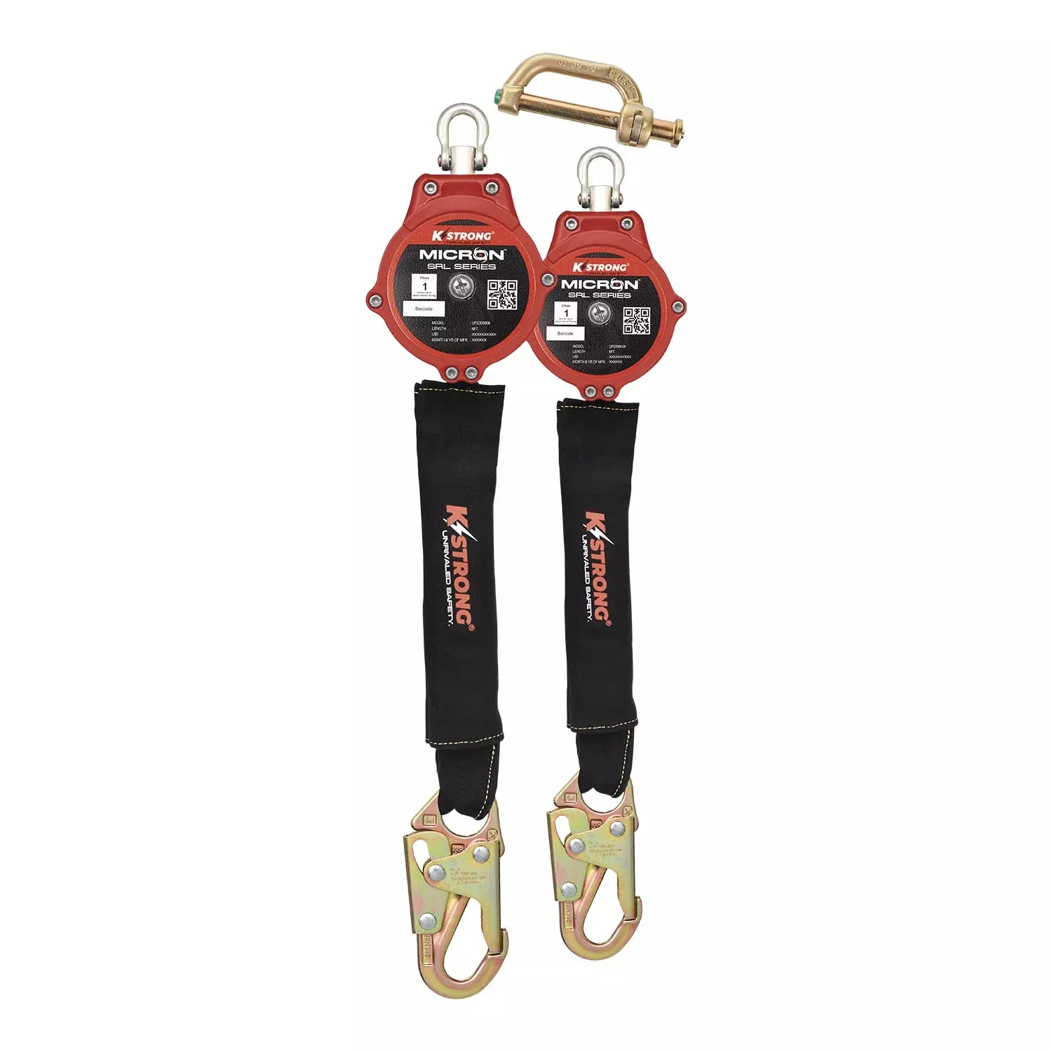 K Strong Micron Dual 6' Arc Flash Rated SRL-P with Steel Snap Hooks UFS390006D