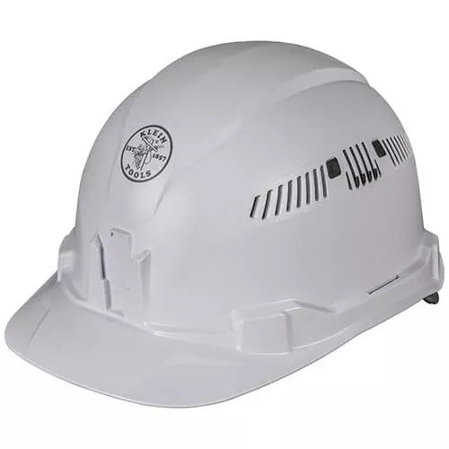 Klein 60105 Hard Hat, Vented Cap Style