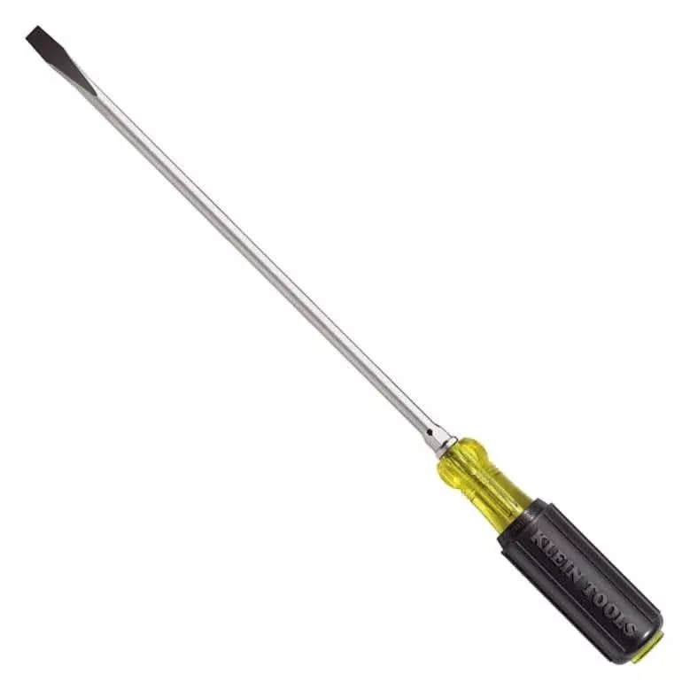 Klein 602-10 3/8" Keystone-Tip Screwdriver10" Heavy-Duty Round-Shank