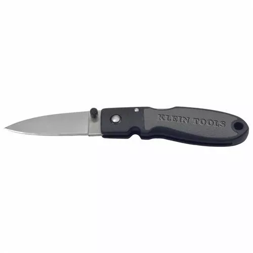 Klein Tools 44002 Lightweight Lockback Knife 2-3/8'' (60 mm) Drop-Point Blade