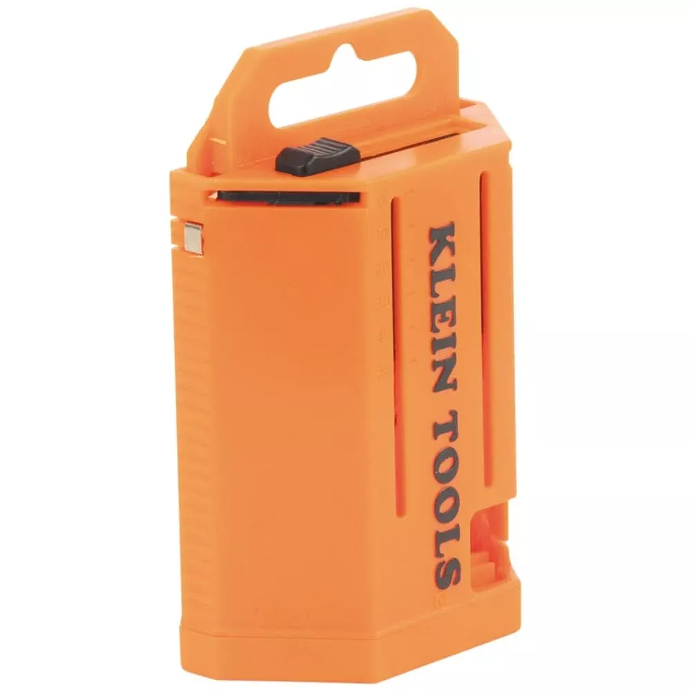 Klein Tools 44127 Utility Hook Blade Dispenser w/ Utility Blade 50-Pack
