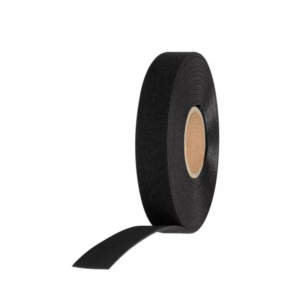 Klein Tools 450-950 Hook and Loop Tape, 3/4-Inch, 25-Foot, Black, Custom Length Cable Ties