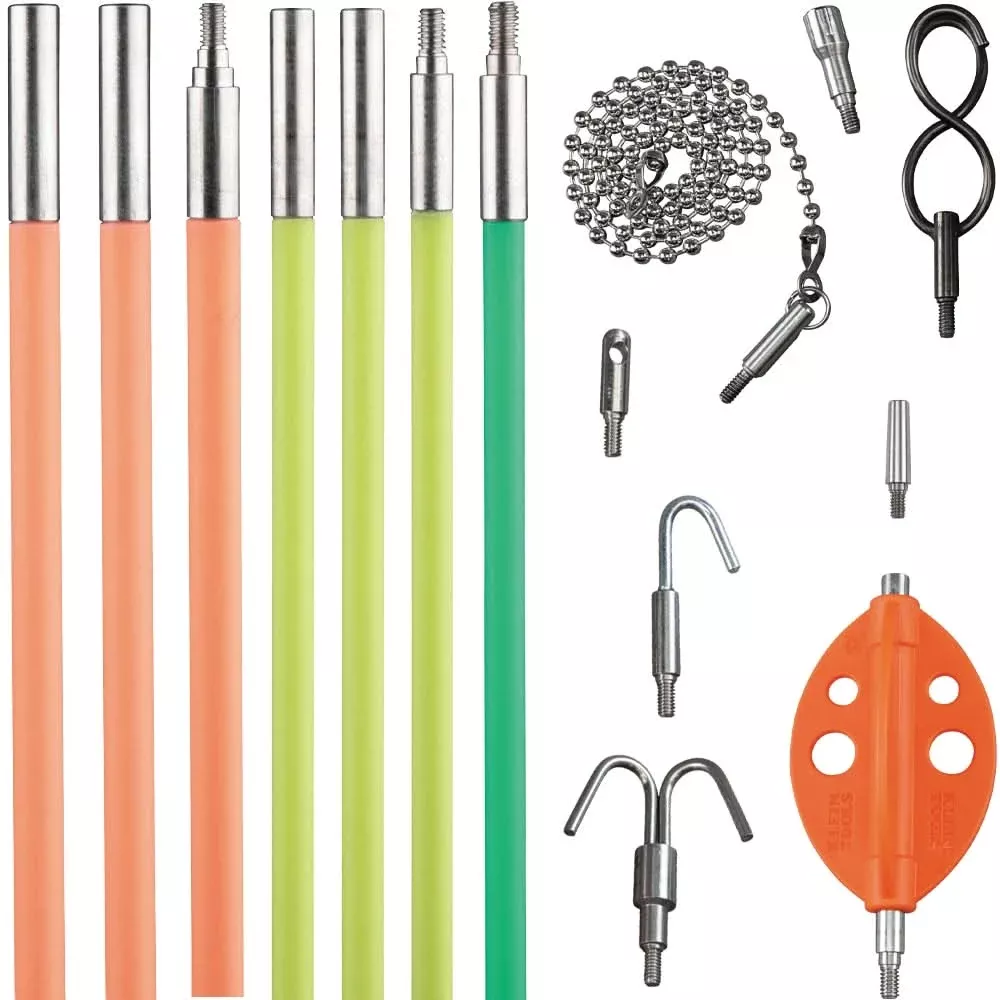 Klein Tools 50354 Multi-Flex Glow Rod Set, 35 ft.