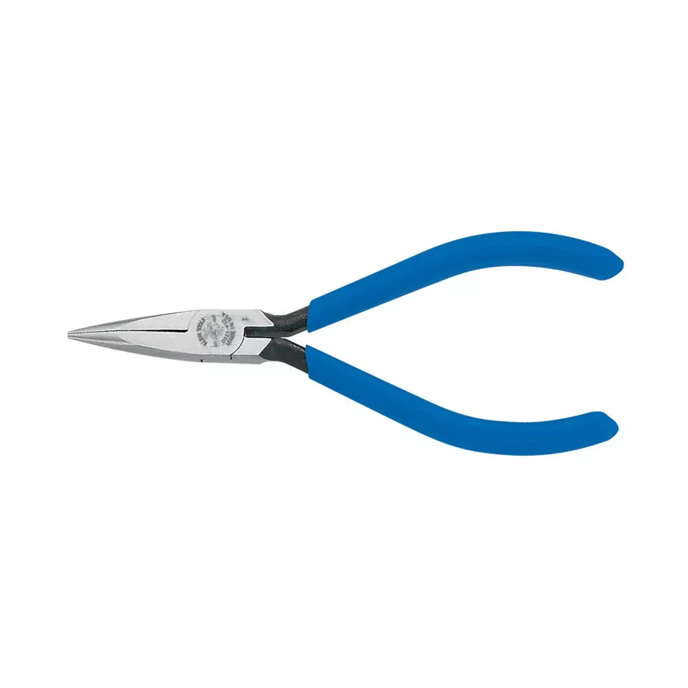 Klein Tools D321-41/2C Long Nose Pliers w/Spring, 4" L