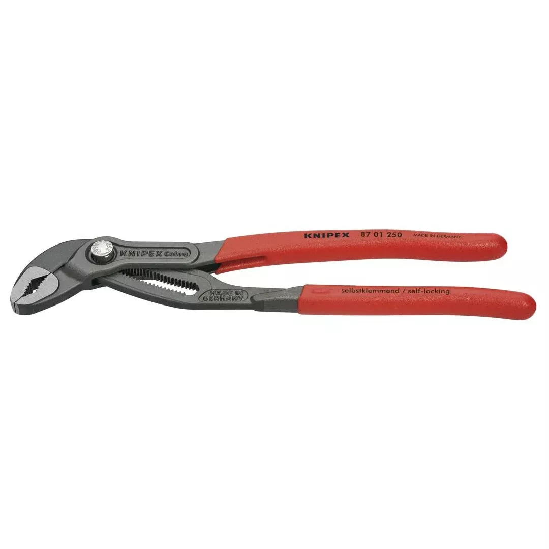 Knipex 10" Cobra High-Tech Water Pump Pliers w/ Plastic Grip 87 01 250