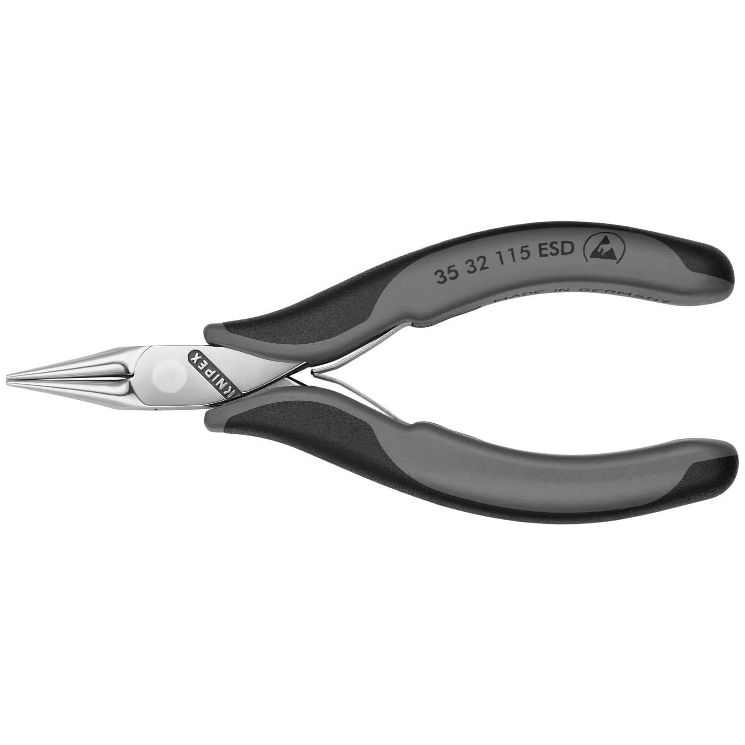 Knipex 35 32 115 ESD Electronics Pliers-Round Tips, ESD Handles