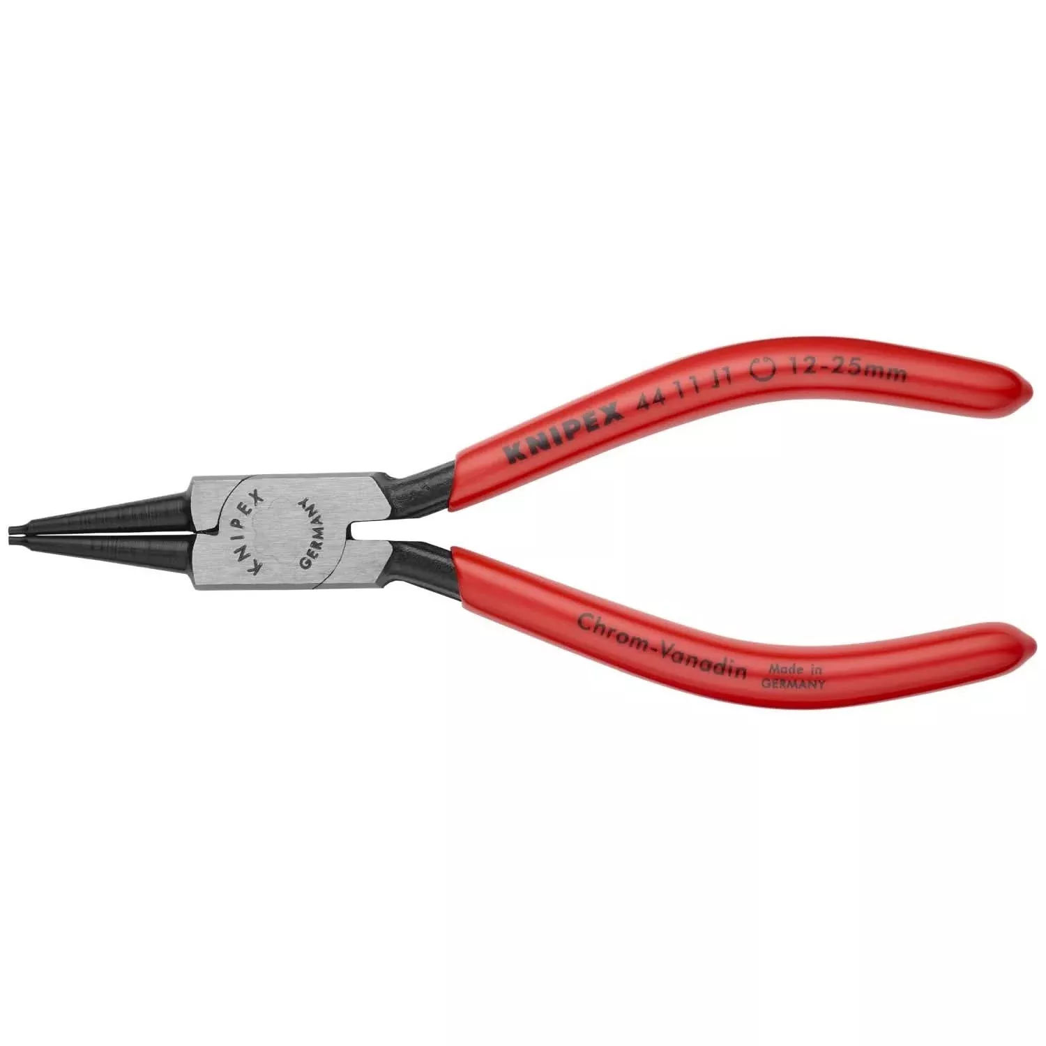 Knipex 44 11 J1 Internal Snap Ring Pliers-Forged Tips