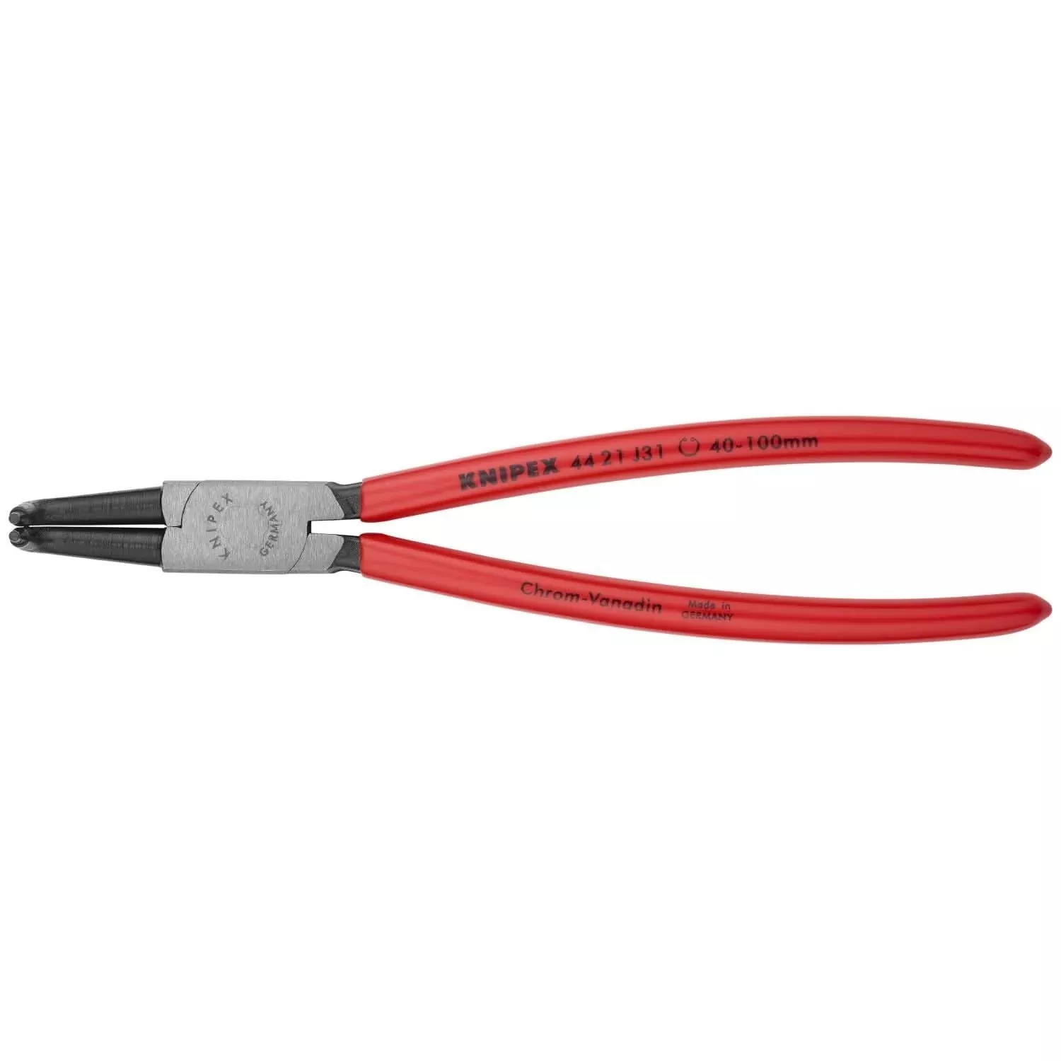 Knipex 44 21 J31 Internal 90° Angled Snap Ring Pliers-Forged Tips