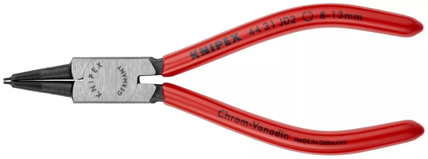 Knipex 44 31 J02 Internal 45° Angled Snap Ring Pliers-Forged Tips