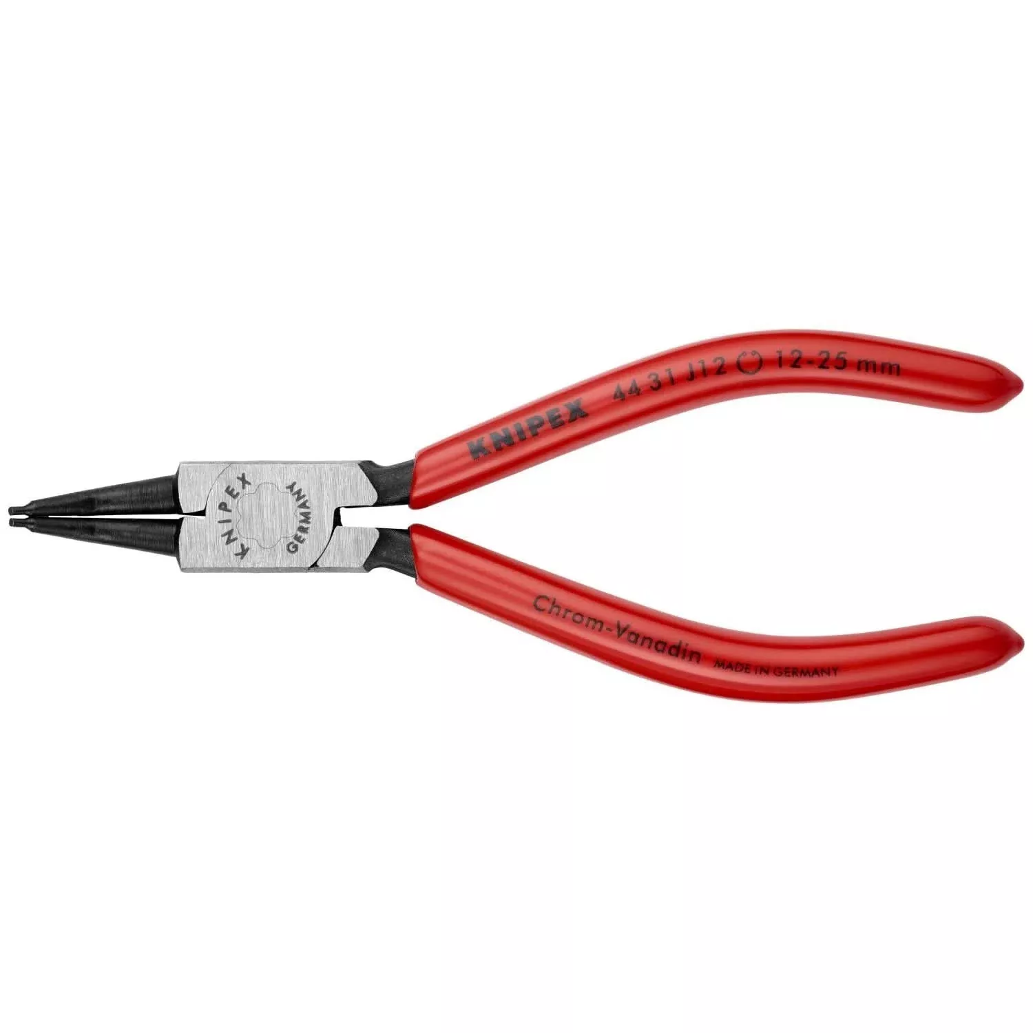 Knipex 44 31 J12 Internal 45° Angled Snap Ring Pliers-Forged Tips