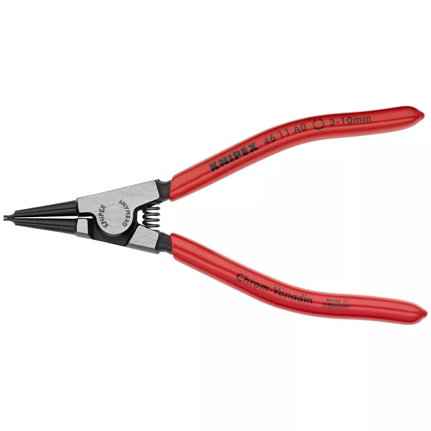 Knipex 46 11 A0 External Snap Ring Pliers-Forged Tips