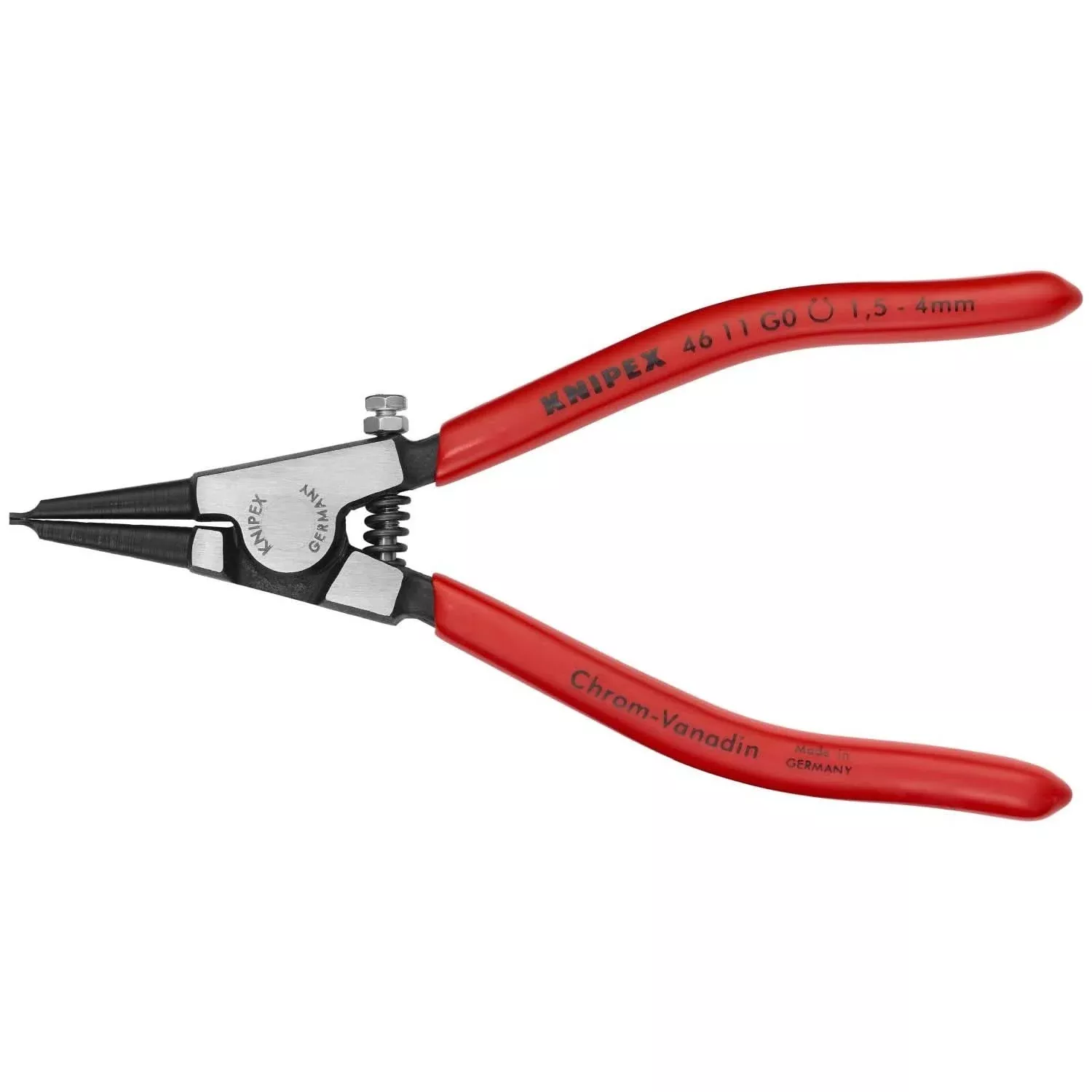Knipex 46 11 G0 Circlip Pliers for Grip Rings-Adjustable Screw
