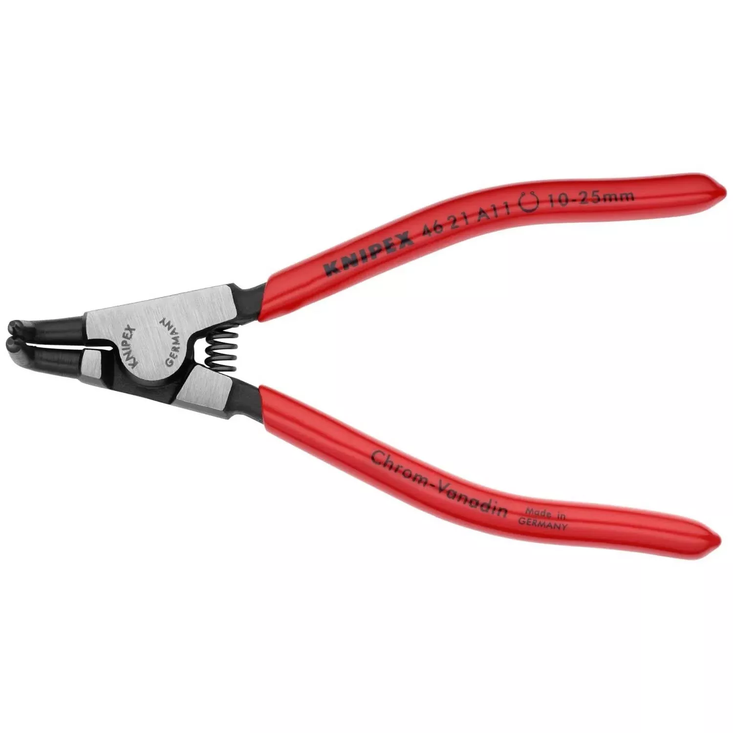 Knipex 46 21 A11 External 90° Angled Snap Ring Pliers-Forged Tips