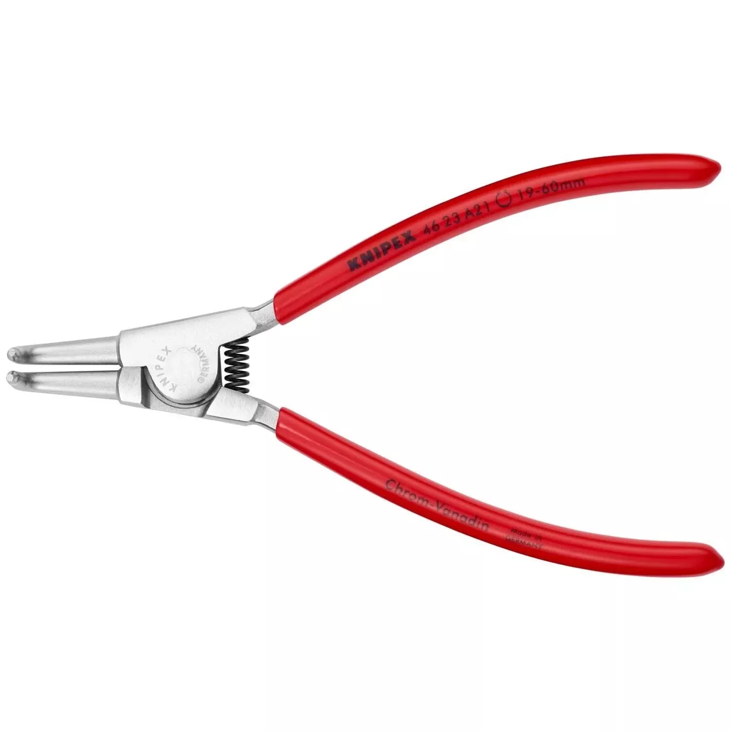 Knipex 46 23 A21 External 90° Angled Snap Ring Pliers-Forged Tips