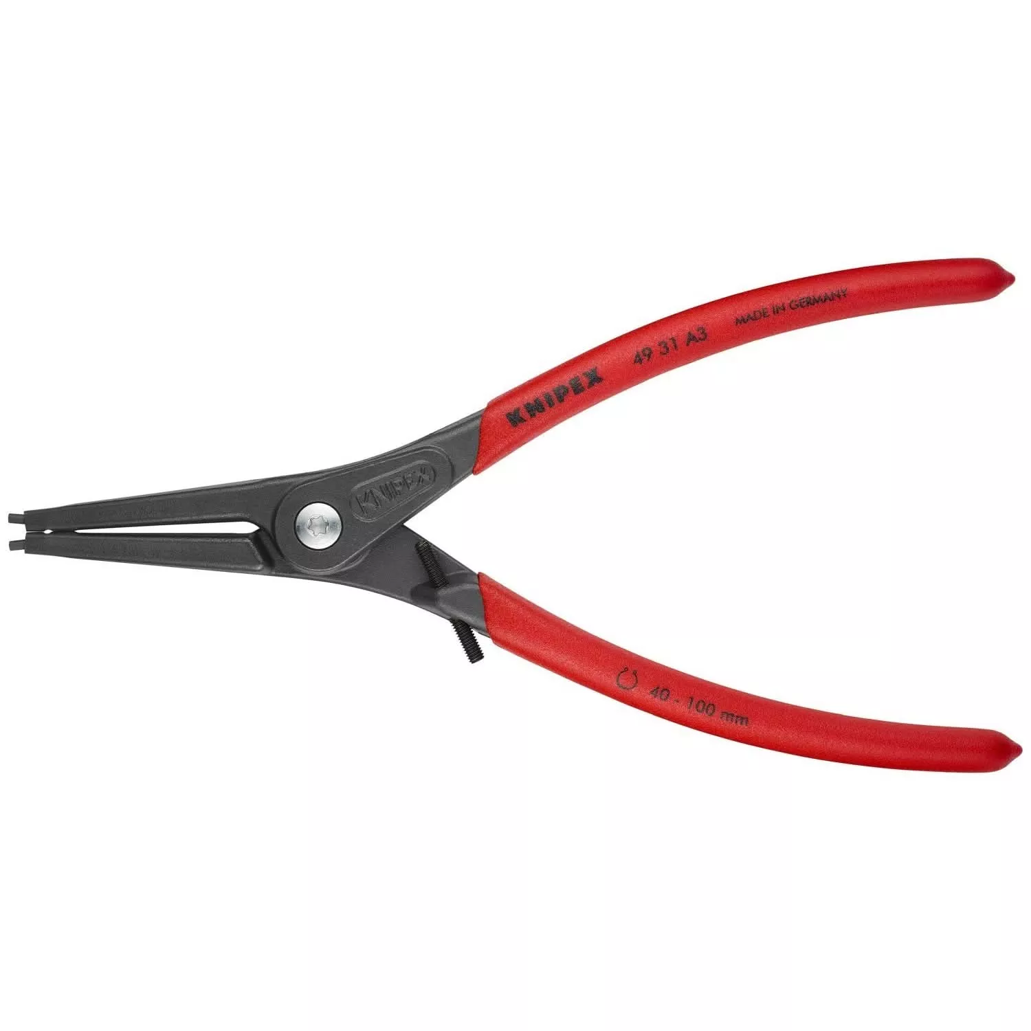 Knipex 49 31 A3 External Precision Snap Ring Pliers-Limiter