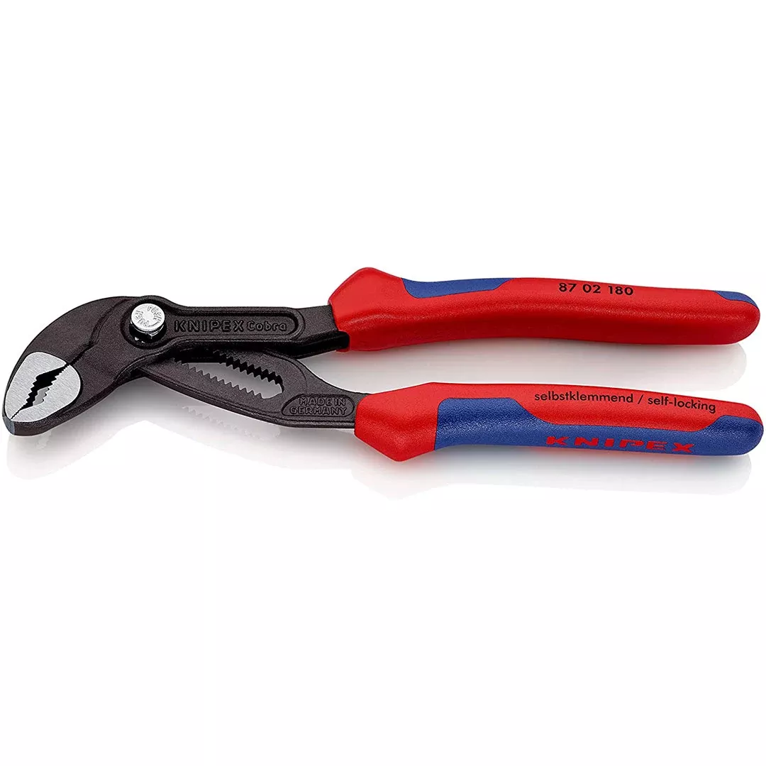 Knipex 7-1/4" Cobra High-Tech Water Pump Pliers 87 02 180