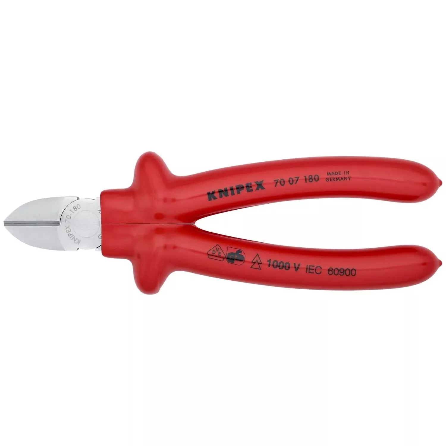 Knipex 70 07 180 Diagonal Cutters-1000V Insulated