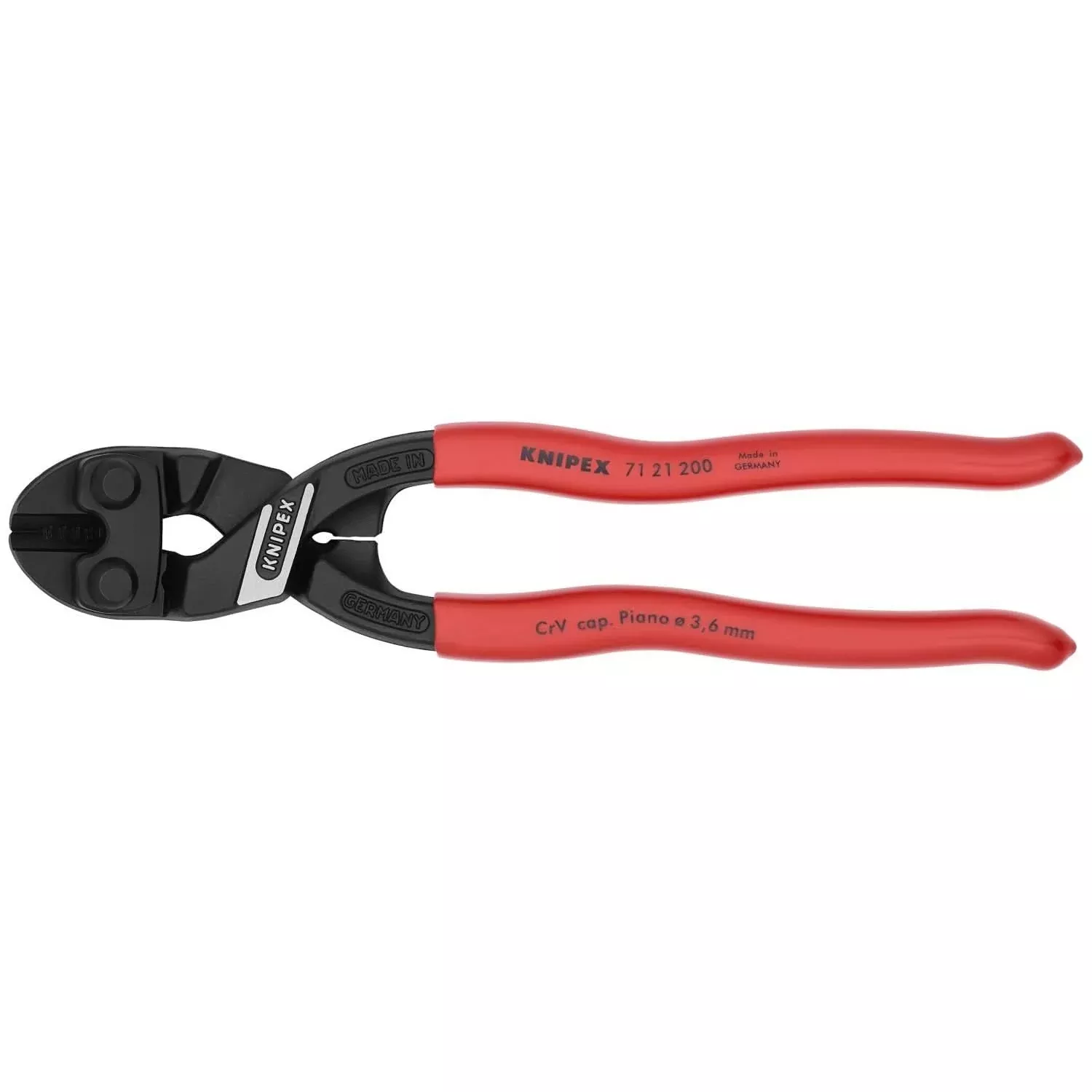 Knipex 71 21 200 CoBolt High Leverage 20° Angled Compact Bolt Cutters