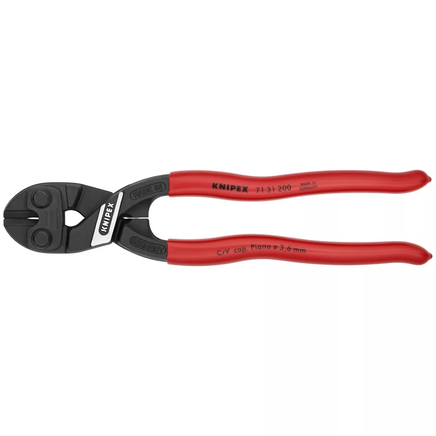 Knipex 71 31 200 R CoBolt High Leverage Compact Bolt Cutters-Fencing with Notched Blade