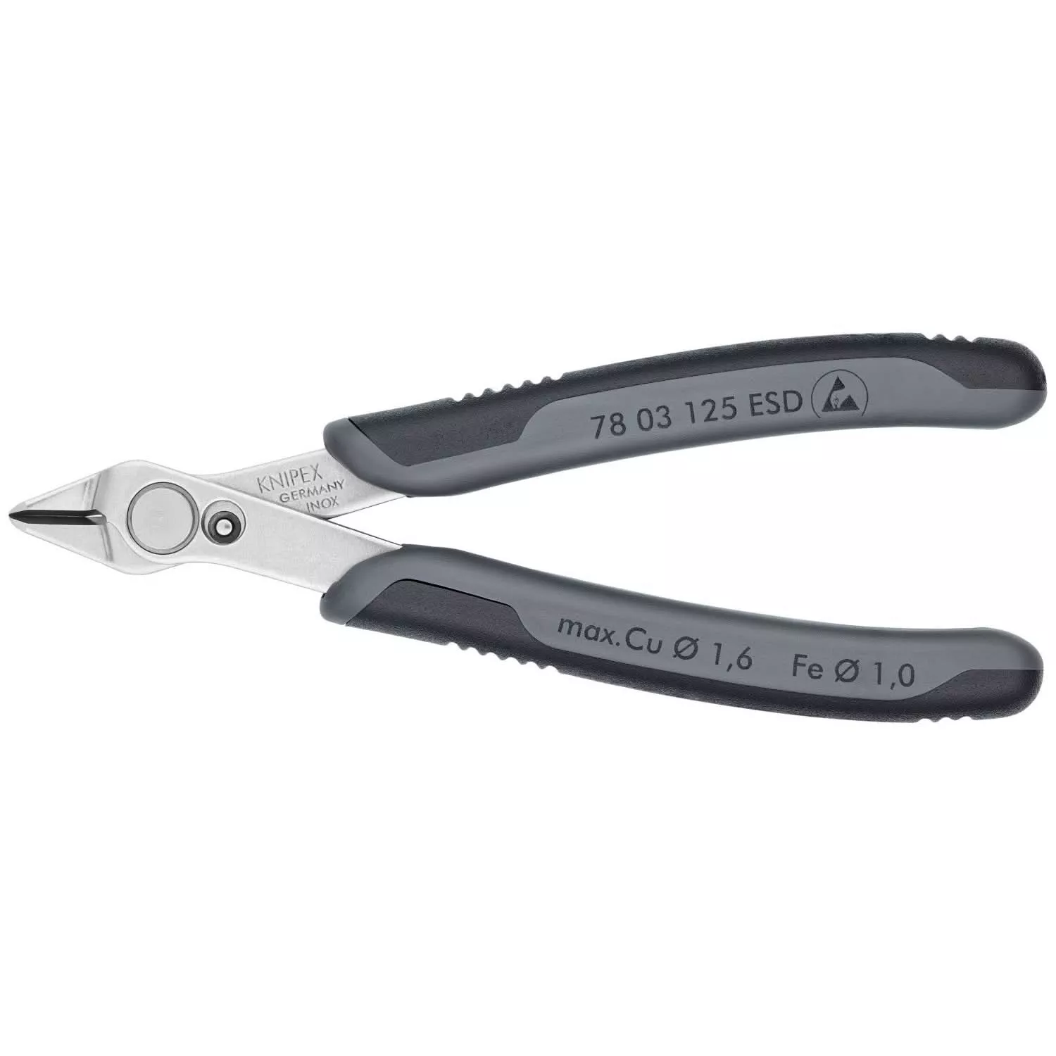 Knipex 78 03 125 ESD Electronics Super Knips-ESD Handles