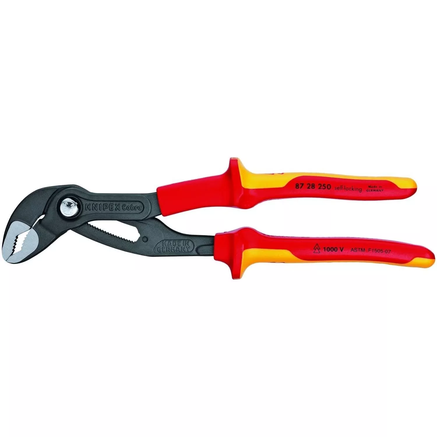 Knipex 87 28 250 US Cobra Water Pump Pliers-1000V Insulated
