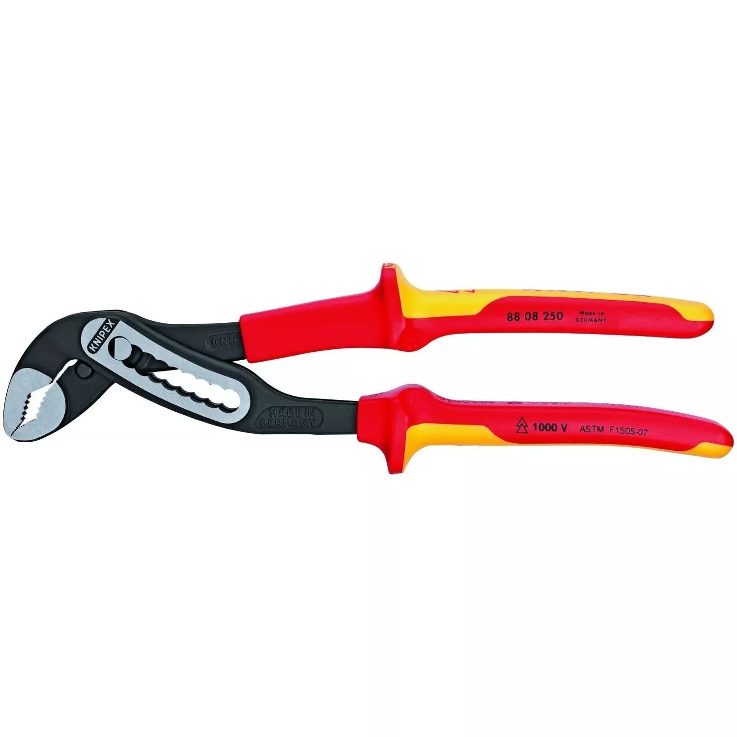 Knipex 88 08 250 US Alligator Water Pump Pliers-1000V Insulated