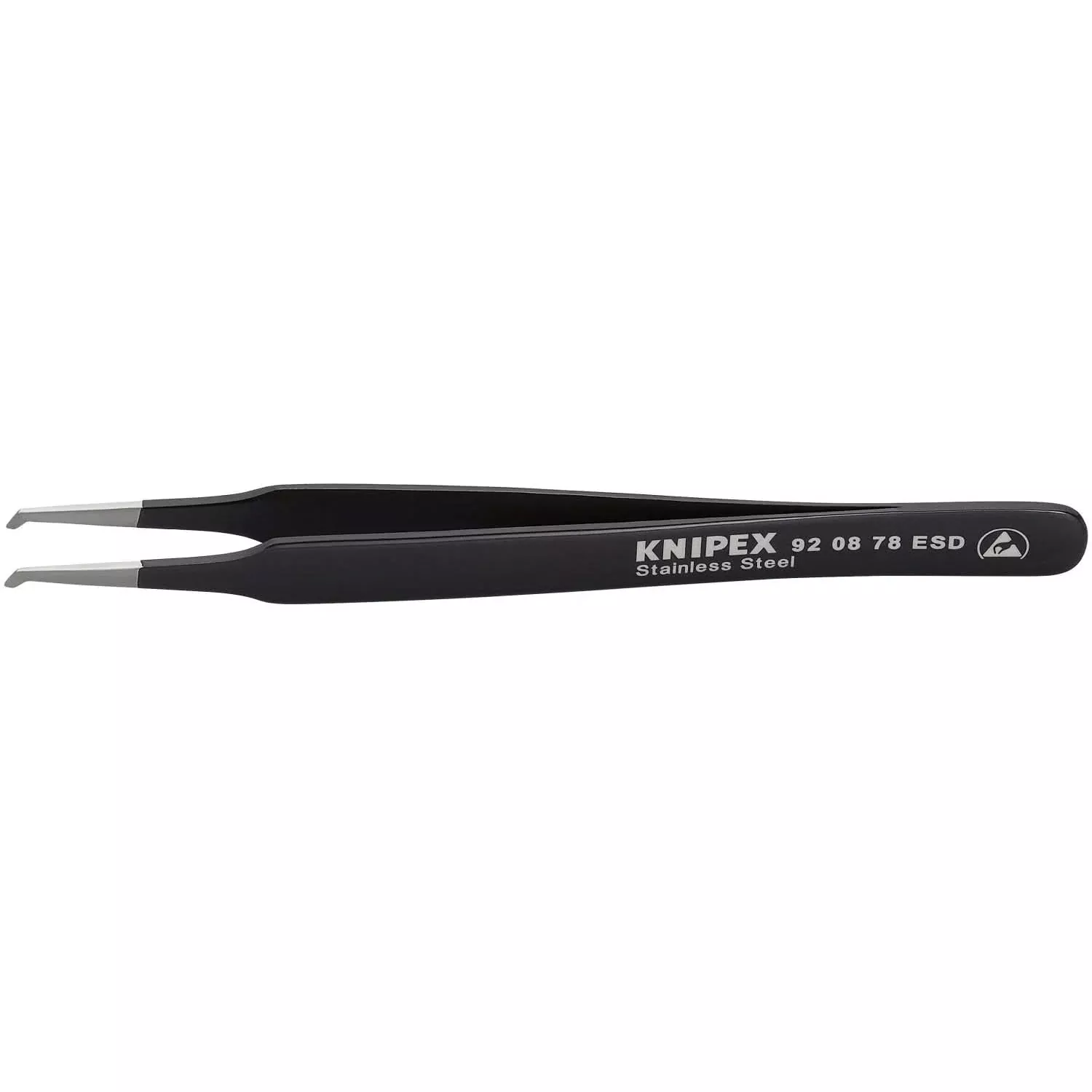 Knipex 92 08 78 ESD Stainless Steel Positioning Tweezers-ESD-SMD
