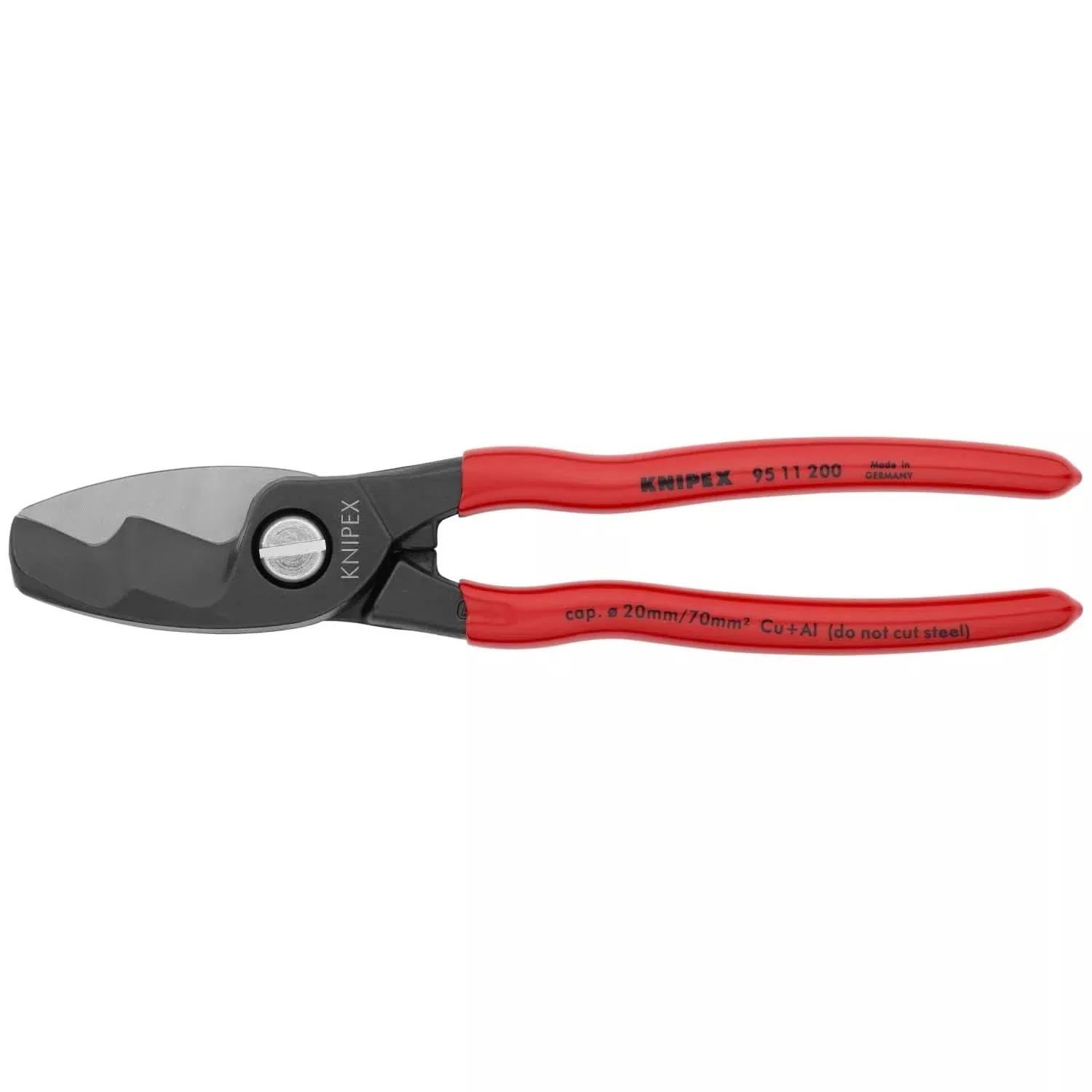 Knipex 95 11 200 Cable Shears-Twin Cutting Edges