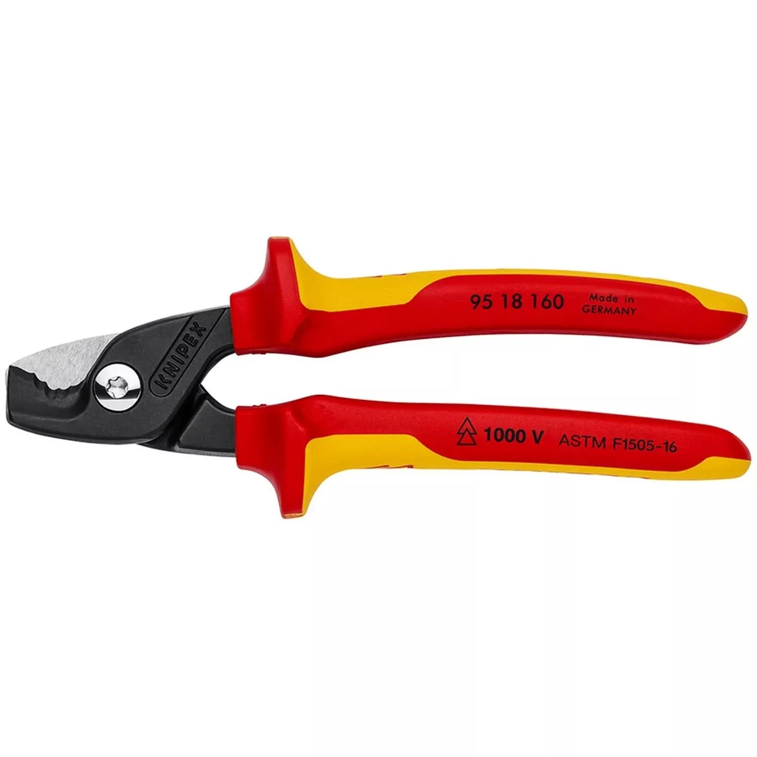 Knipex 95 18 160 US StepCut Cable Shears-1000V Insulated