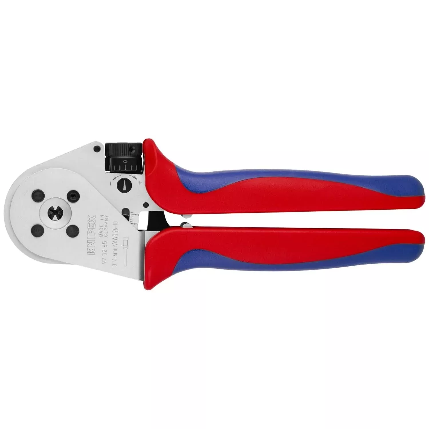 Knipex 97 52 65 Crimping Pliers - Four-Mandrel For Turned Contacts