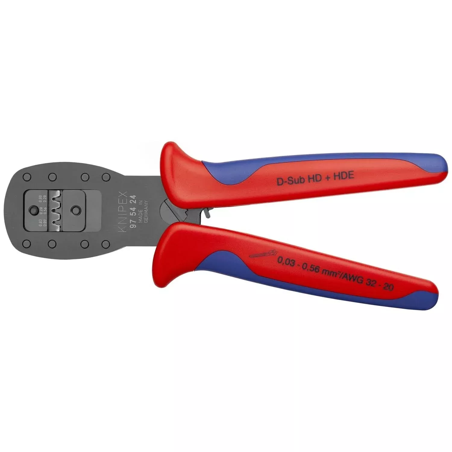 Knipex 97 54 24 Crimping Pliers for Micro Plugs