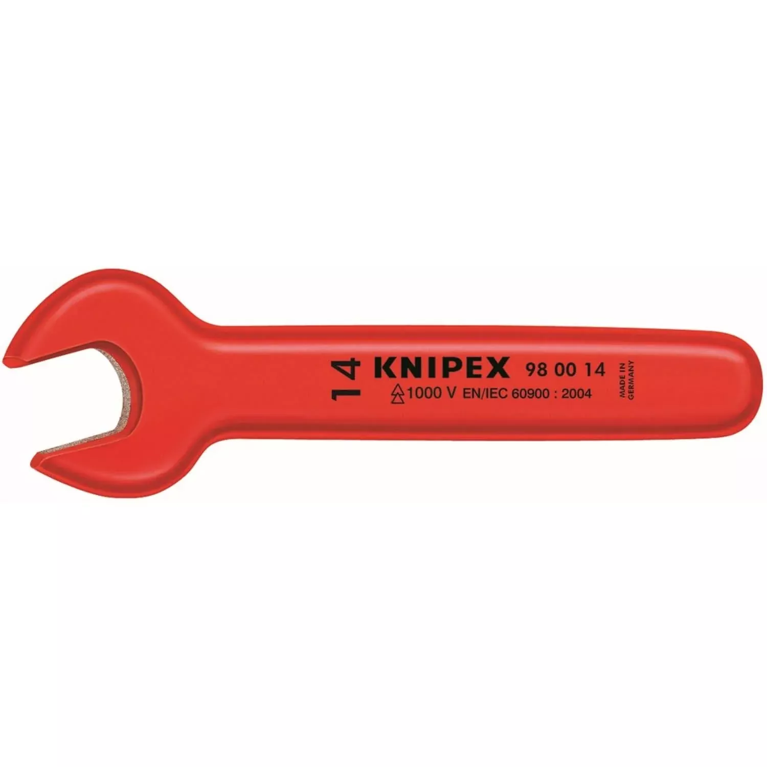 Knipex 98 00 22 Open End Wrench-1000V Insulated 22 mm