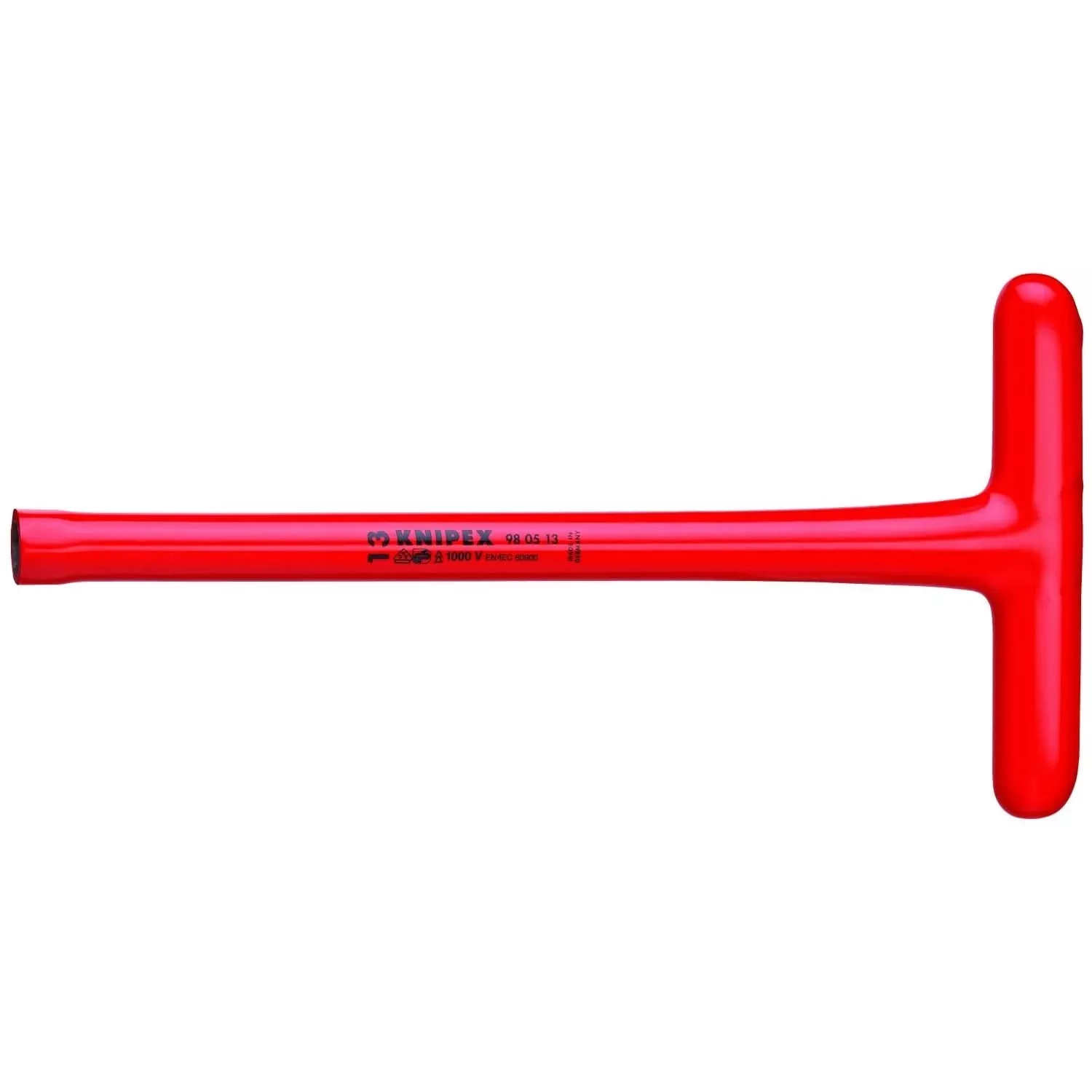 Knipex 98 05 13 T-Socket Wrench-1000V Insulated 13 mm