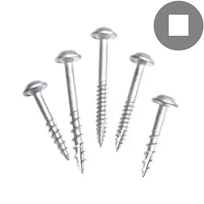 Kreg#8 Coarse Zinc Maxi-Loc Pocket Hole Screws
