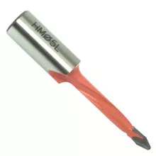 LH V-Point Drill, 11.1mm Dia, 58mm Length, 10mm Shank, Southeast Tool SEV58111LH