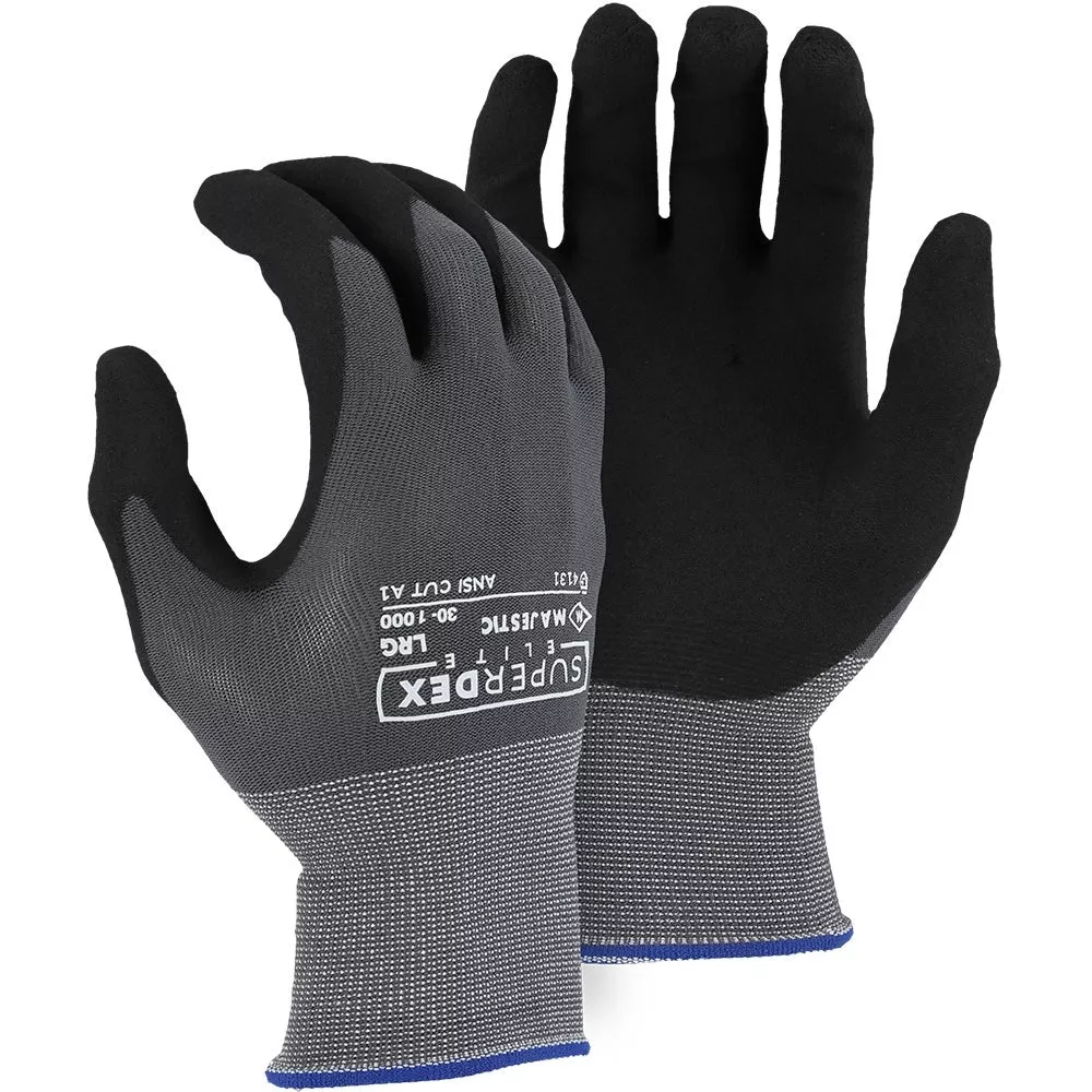 Majestic 30-1000 SuperDex Nitrile Palm Glove, Dozen