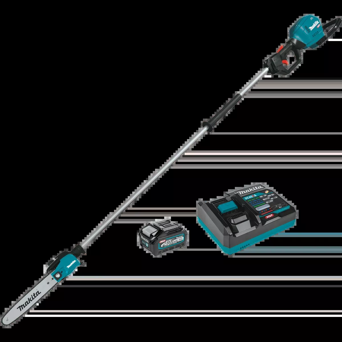 MAKITA 40V MAX XGT 10" Pole Saw, 8' Length Kit