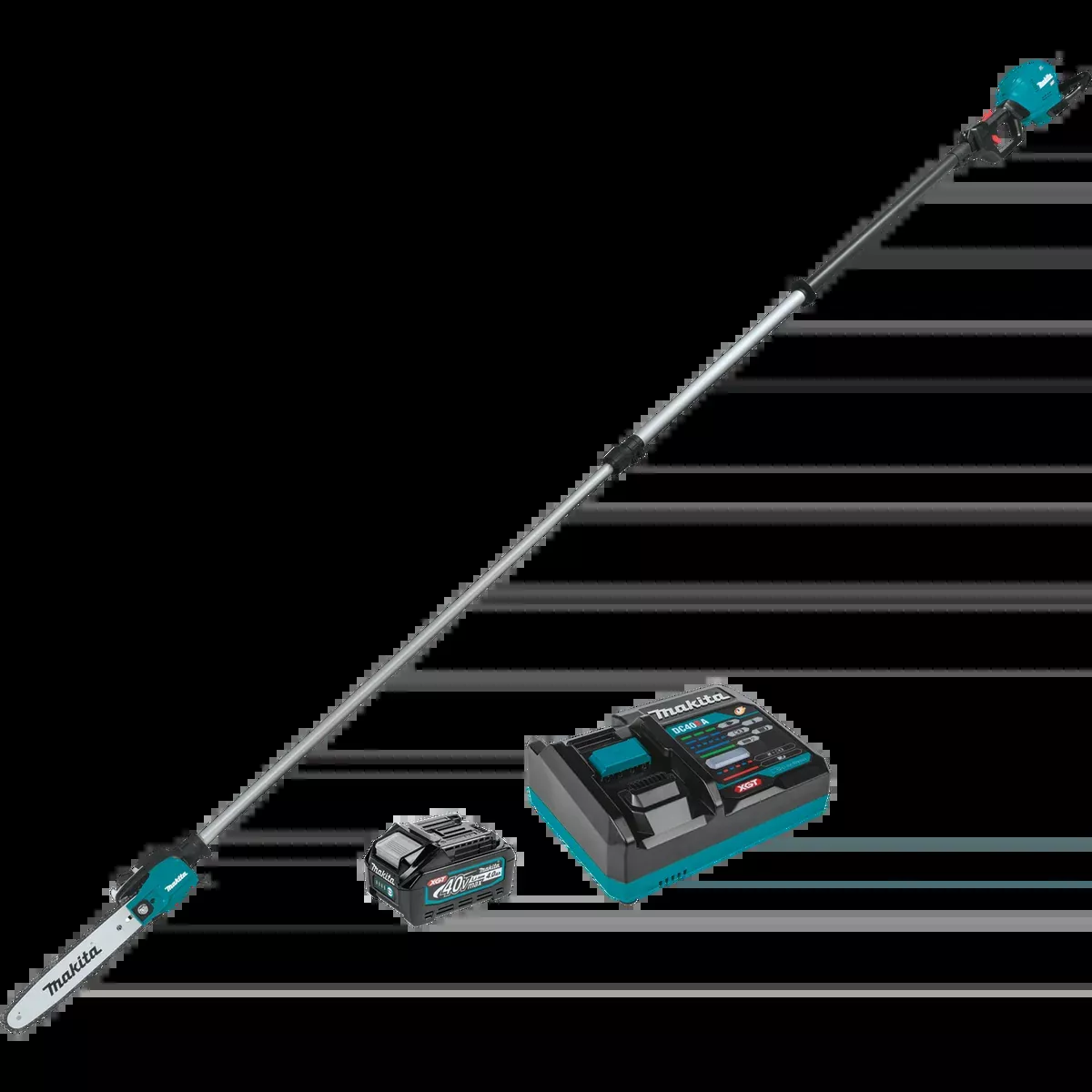 MAKITA 40V MAX XGT 10" Telescoping Pole Saw, 13' Length Kit