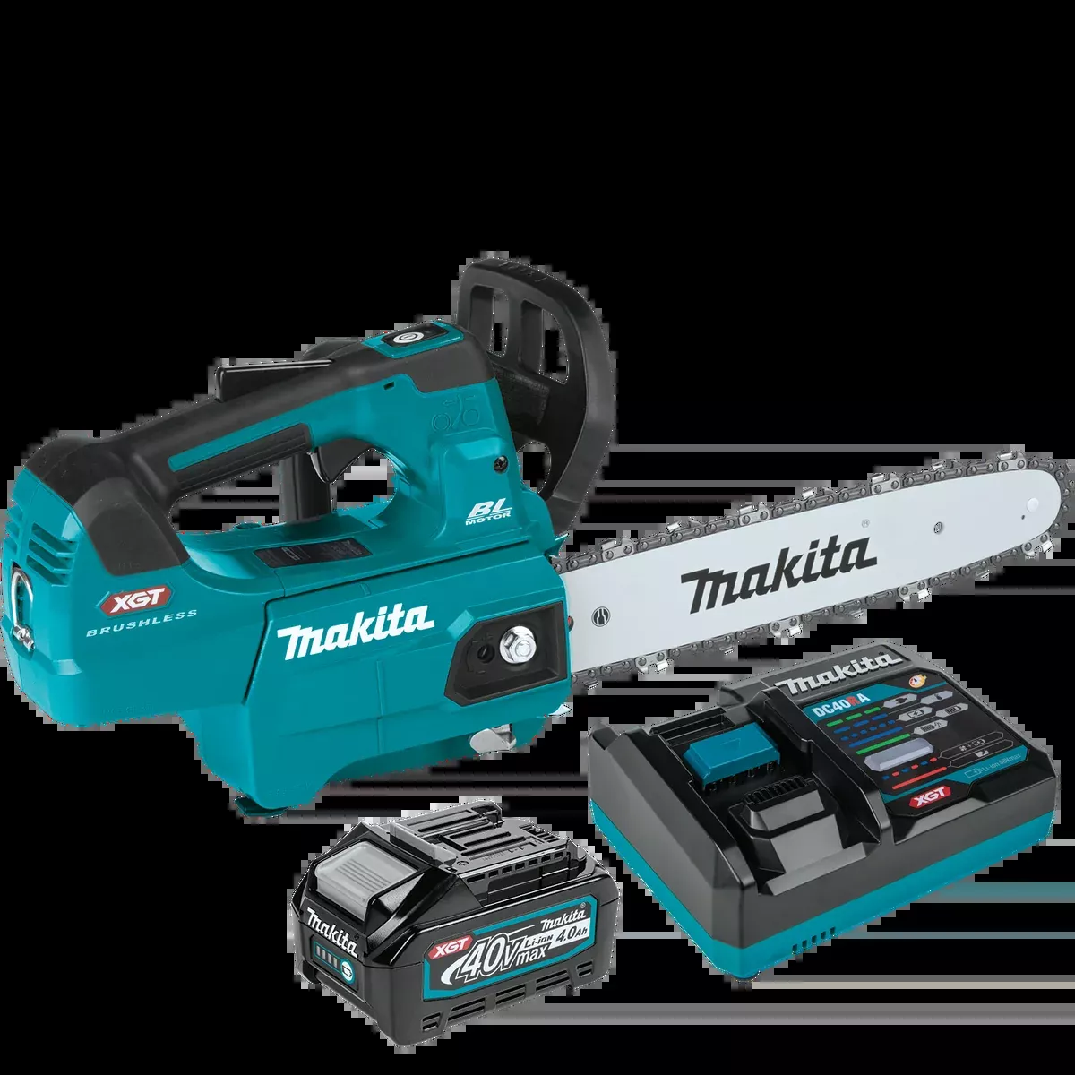MAKITA 40V MAX XGT 12" Top Handle Chain Saw Kit