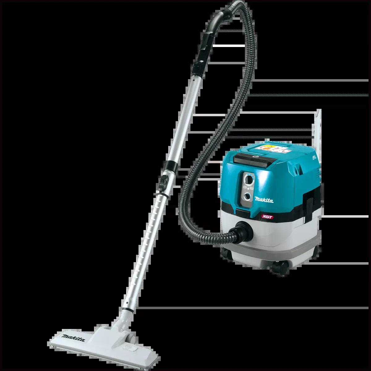 MAKITA 40V MAX XGT 2.1 Gallon Wet/Dry Dust Extractor/Vacuum (Tool Only)