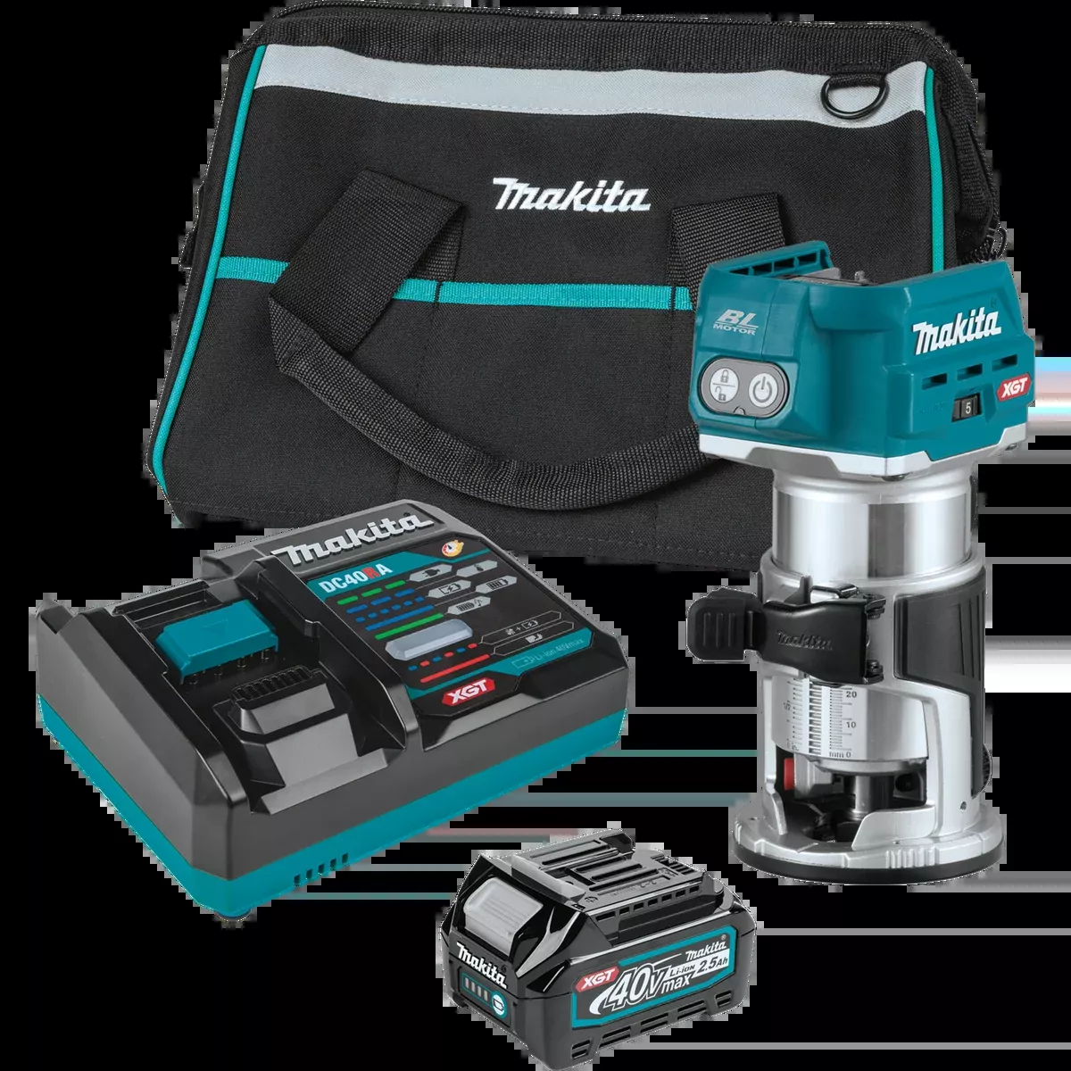 MAKITA 40V MAX XGT Compact Router Kit