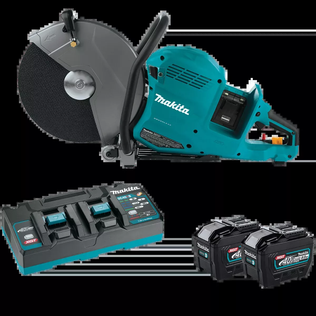 MAKITA 80V MAX (40V MAX X2) XGT 14" Power Cutter Kit