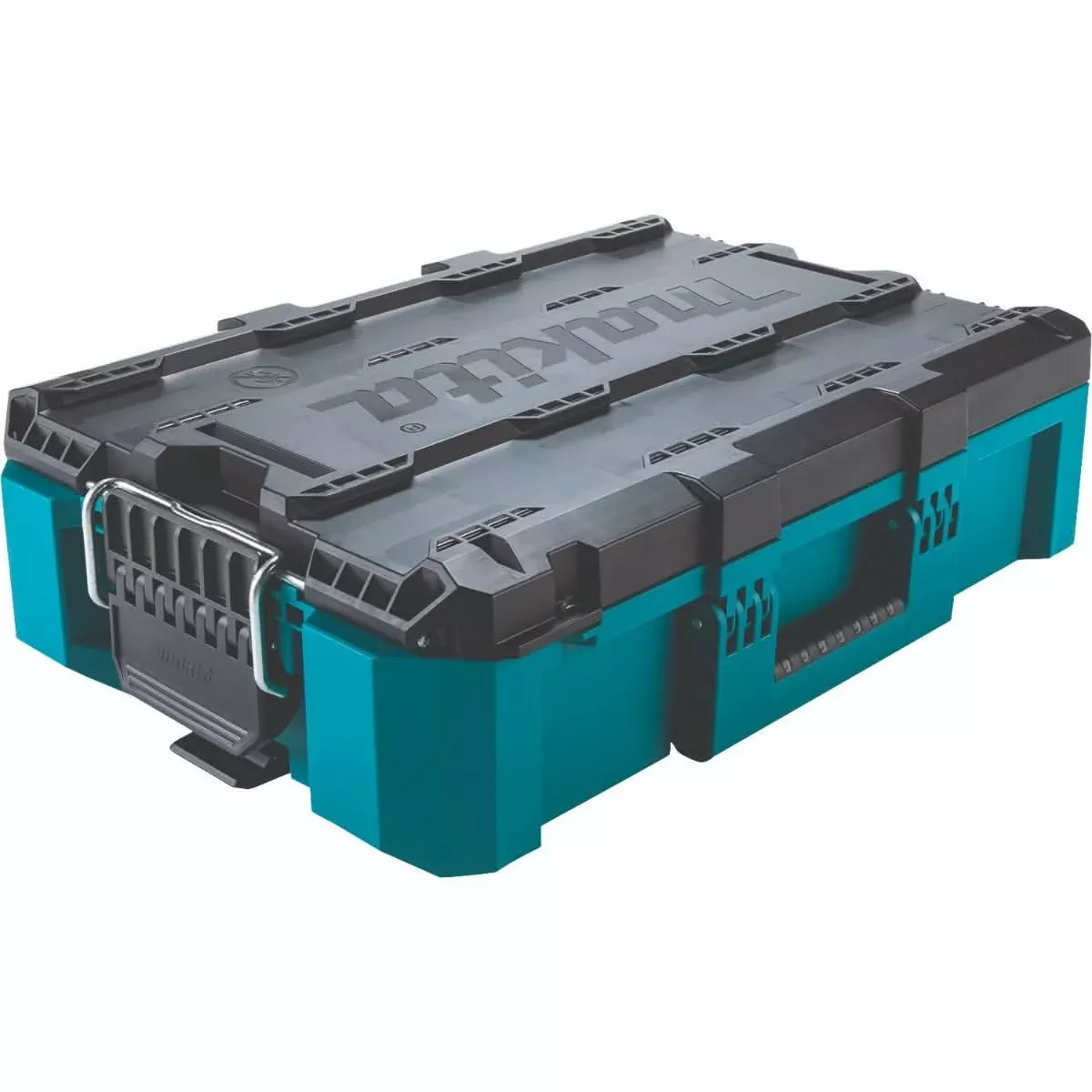 Makita MAKTRAK Medium Tool Box with 48-Piece Metric High Speed Steel Drill Bit, Screw BIt and Socket Set