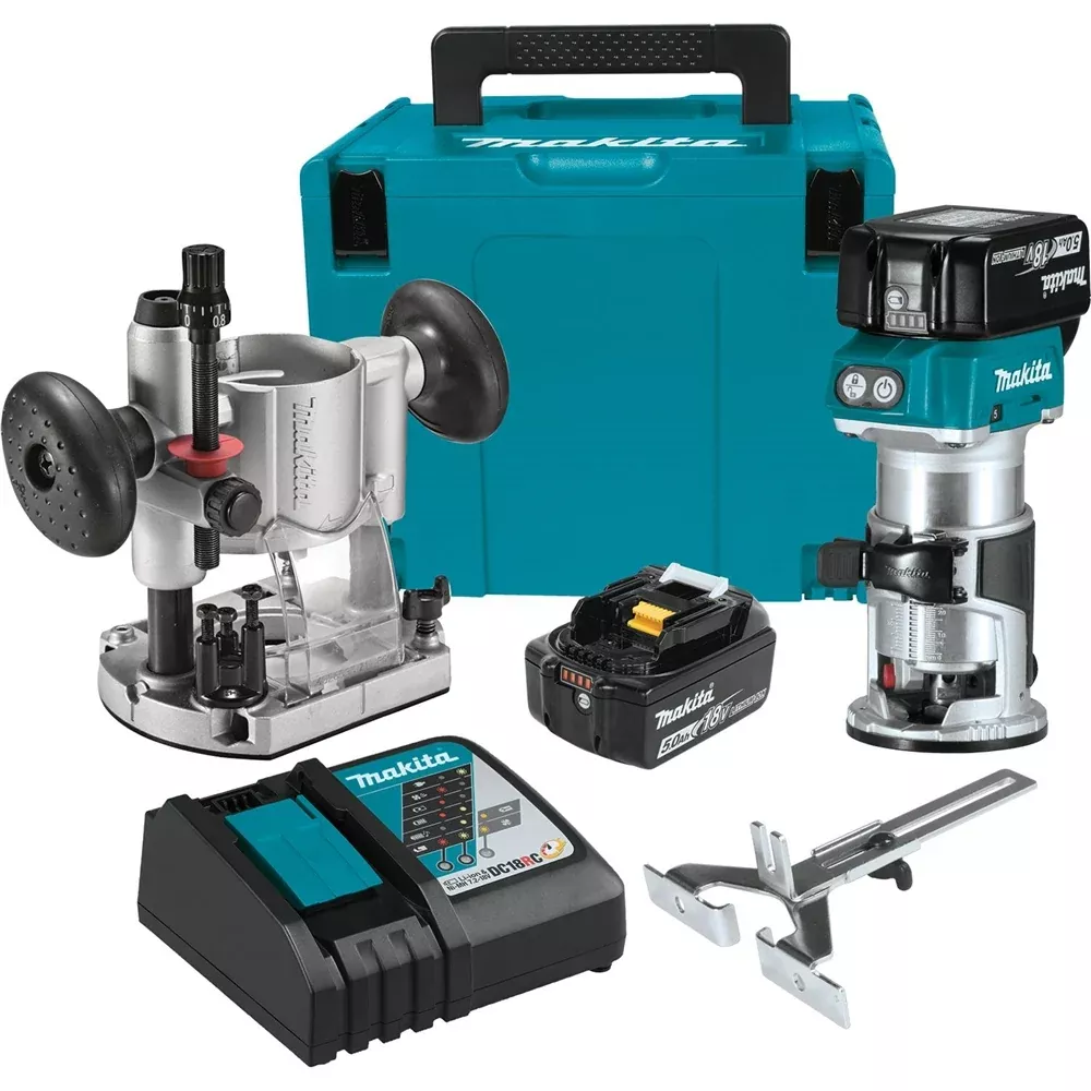 Makita XTR01T7 18V LXT Cordless Compact Router Kit