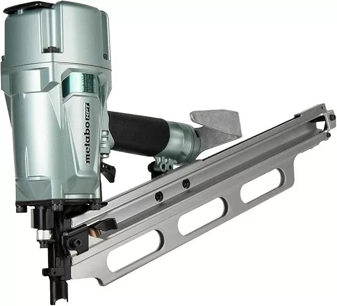 Metabo HPT Framing Nailer | High Grade Aluminum Magazine | Tool-less Depth Adjustment | Pneumatic | Framing Nails 2-Inch to 3-1/4-Inch | Rafter Hook | NR83A5(Y)