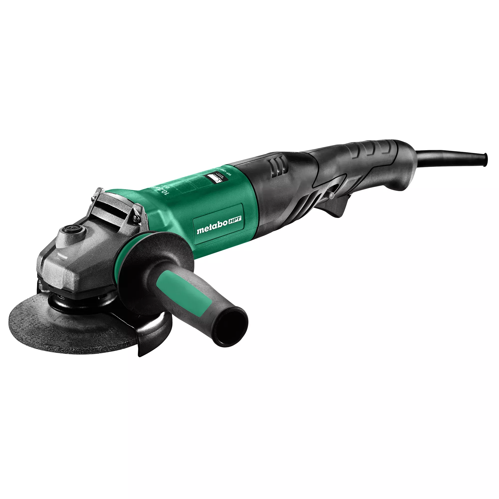 Metabo HPT WP 1200-125 RT 5" Angle Grinder, 10.0 AMP w/Non-Locking Paddle, Rat Tail 646240420
