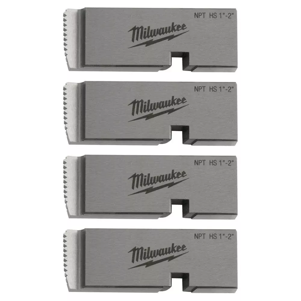 Milwaukee 1"-2" High Speed NPT Universal Pipe Threading Dies