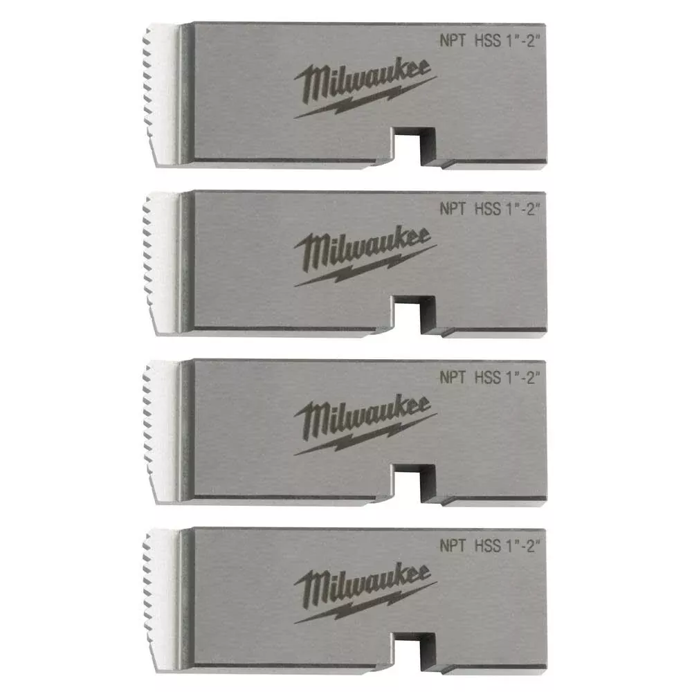 Milwaukee 1"-2" High Speed FOR STAINLESS NPT Universal Pipe Threading Dies