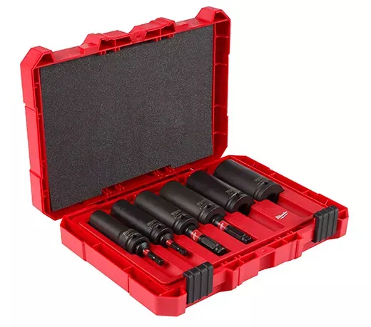 Milwaukee 10PC SHOCKWAVE™ Impact Duty Lineman's 2-in-1 12PT Socket Set