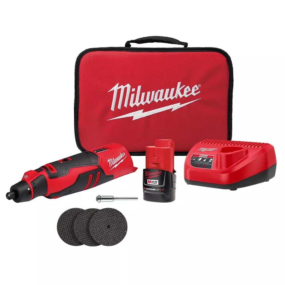 Milwaukee 2525-21M12 Brushless Rotary Tool Kit
